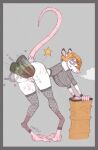 anal anal_penetration anthro anus big_breasts big_butt big_penis blonde_hair border breasts breath butt claws clothing digitigrade disembodied_penis doggystyle double_anal double_penetration feet female female_penetrated finger_claws fishnet_clothing from_behind_position fur genitals grey_background grey_border group hair hi_res huge_breasts huge_penetration huge_penis humanoid_genitalia humanoid_vulva hyper hyper_genitalia hyper_penis knock-kneed long_snout long_tail male male/female male_penetrating male_penetrating_female mammal murid murine penetration penile penile_penetration penis pink_feet pink_hands pink_nose pink_tail platinum_(saladbomb) rat rear_view robotjoe rodent sex simple_background snout standing standing_sex star_polygon tail thick_thighs thin_legs toe_claws toony_eyes trio vulva white_body white_fur