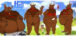 2026 5_fingers 5_toes absurd_res anthro antlers artist_name avian background_character balls barely_visible_balls barely_visible_genitalia bell bell_collar belly big_balls big_belly biped bird black_body black_feathers black_nose blue_eyes border bovid bovine brown_arms brown_balls brown_belly brown_body brown_butt brown_chest brown_fur brown_head brown_legs building butt cattle cervine character_name chest_tuft cloud collar color_swatch corvid corvus_(genus) crow day deer detailed_background digital_drawing_(artwork) digital_media_(artwork) english_text feathers feet fingers flat_colors front_view fur gender_name genitals gesture gingerrey glistening glistening_eyes grass harness harness_only heli_(heliguy) hi_res hoof-tipped_toes hooved_fingers hooved_toes hooves horn huge_filesize jingle_bell larger_anthro larger_male looking_at_another looking_down macro macro_anthro macro_male male male_(lore) male_anthro mammal model_sheet morbidly_obese morbidly_obese_anthro morbidly_obese_male mouth_closed new_world_deer nude nude_anthro nude_macro nude_male obese obese_anthro obese_male open_mouth oscine outline outside overweight overweight_anthro overweight_male passerine pink_insides pink_mouth pink_tongue plant rear_view red_collar red_harness short_tail side_view signature sitting size_difference sky smile solo solo_focus species_name standing tail text toes tongue tuft waving white-tailed_deer white_body white_border white_fur white_outline white_tail