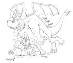  belly cum cum_inflation dawmino dragon inflation sex spyro_the_dragon video_games 