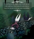  female hollow_knight hollow_knight_(species) hornet_(hollow_knight) krabbshack male male/female protagonist_(hollow_knight) sex 