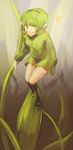  bad_id bad_pixiv_id fairy grass green_eyes green_hair green_hairband hairband pointy_ears saria short_hair smile solo ta-to_(sprout) the_legend_of_zelda the_legend_of_zelda:_ocarina_of_time 