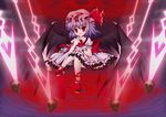  bad_id bad_pixiv_id bat_wings hat highres key_luna purple_hair quality red_eyes remilia_scarlet short_hair solo touhou wings 