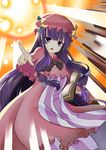  book crescent hat long_hair miyuki_rei patchouli_knowledge purple_eyes purple_hair solo touhou 