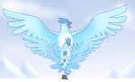  articuno beak blue_wings legendary legendary_pok&eacute;mon nintendo open_beak open_mouth pok&eacute;mon pok&eacute;mon_(species) red_eyes video_games wings 
