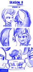  comic dialogue english_text equine eyewear female friendship_is_magic goggles horse jcosneverexisted lightning_dust_(mlp) mammal my_little_pony pony rainbow_dash_(mlp) scootaloo_(mlp) sketch text 