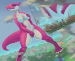  anthro blue_eyes blush breasts city crush destruction ejaculation female fingering fingering_self grin hi_res kainetfox kobold macro masturbation nipples nude orgasm pink_scales pussy_ejaculation pussy_juice scales scalie smile solo spread_legs spreading standing vaginal vaginal_masturbation 