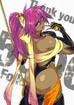  1girl ass breasts dark_skin huge_breasts image_sample izuna_nie looking_back pixiv_sample 