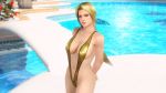 1girl 3d breasts dead_or_alive helena_douglas large_breasts slingshot_bikini solo swimsuit tecmo 