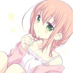  green_eyes light_brown_hair slow_start smile source_request tokura_eiko 