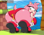  2018 amy_rose anthro big_breasts breasts clothed clothed_sex clothing conditional_dnp digitaldomain123 domination female female_domination hi_res huge_breasts hyper macro male male/female miles_prower sex size_difference smaller_male smothering sonic_(series) 