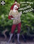  2008 clothing comic female foxcat fur green_eyes hat jungle linda_wright map outside plant red_fur shirt skirt tentacles terdburgler 