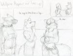  anthro bdsm biped bondage bound canine dialogue dildo english_text female forced fox hat humor invalid_tag male mammal mechanic meme monochrome muzzle_(object) muzzled repair ruaidri sex_toy sketch standing submissive_male text traditional_media_(artwork) 