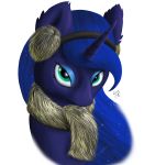  earmuffs equine female friendship_is_magic hair horn horse mammal my_little_pony pony princess_luna_(mlp) scarf solo tunrae 