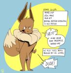  anthro balls canine digital_media_(artwork) eevee male mammal nintendo nude oddjuice penis pok&eacute;mon pok&eacute;mon_(species) simple_background solo video_games 