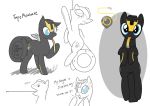  2018 animate_inanimate blue_eyes camo-pony dialogue english_text equid equine fan_character female horse mammal mlem my_little_pony pony solo tape_measure text 