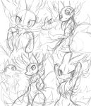  angry anthro blush braixen butt chest_tuft dipstick_tail female happy hi_res inner_ear_fluff kemono looking_at_viewer multicolored_tail navel nintendo nyaswitchnya pok&eacute;mon pok&eacute;mon_(species) rear_view sketch tuft video_games 
