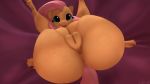  3d_(artwork) absurd_res anthro anus big_breasts big_butt breasts butt digital_media_(artwork) equid equine fat_mons female fluttershy_(mlp) friendship_is_magic hair hi_res horse huge_filesize mammal my_little_pony plump_labia presenting presenting_hindquarters puffy_vulva pussy snuddy solo source_filmmaker 