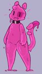  ambiguous_gender anthro collar eerieviolet goo_creature happy paws smile 