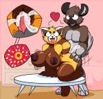  2019 3_toes 4_fingers aggressive_retsuko ahegao ailurid anthro areola balls bent_over big_breasts big_butt breasts butt cum cum_in_pussy cum_inside digital_drawing_(artwork) digital_media_(artwork) duo erection female fur haida hi_res huge_breasts humanoid_hands humanoid_penis hyaenid impregnation internal looking_back looking_pleasured male male/female mammal mr.ink_(artist) multicolored_fur nipples nude open_mouth orgasm ovum penetration penis pussy red_panda retsuko sanrio sex simple_background smile sperm_cell spotted_hyena thick_thighs toes tongue tongue_out two_tone_fur vaginal vaginal_penetration wide_hips 