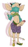  absurd_res breath_of_the_wild clothed clothing crossdressing erection gerudo hi_res imp jerseydevil male nintendo partial_nudity penis solo the_legend_of_zelda tush_(character) veil video_games 
