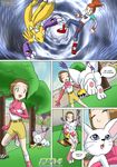  comic digimon gatomon kari_kamiya palcomix renamon rika_nonaka 