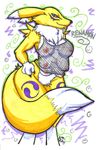  cautioncat digimon renamon tagme 