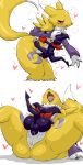  &lt;3 anthro anus balls butt digimon digimon_(species) duo enigi09 female hi_res impmon male male/female open_mouth penetration penis pussy renamon sex simple_background size_difference small_dom_big_sub sweat tongue tongue_out vaginal vaginal_penetration video_games white_background 