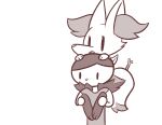  absurd_res anthro braixen carrying dipstick_tail duo fluffy fluffy_tail happy hi_res human inner_ear_fluff mammal multicolored_tail nintendo piggyback pok&eacute;mon pok&eacute;mon_(species) stick theartmanor video_games 