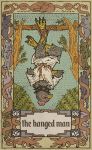  anthro avian bird border card chicken claws clothed clothing feathers fortune_telling hanging_(disambiguation) musorok outside sky tarot tarot_card text upside_down 