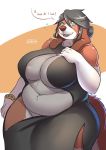  areola belly big_breasts blush bon_bon_(ocaritna) bracelet breasts canid canine canis cleavage clothed clothing domestic_dog dress female hi_res jewelry mammal ocaritna sheer_clothing slightly_chubby solo teal_eyes thick_thighs translucent transparent_clothing wide_hips 