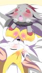  absurd_res anthro anthro_on_feral bed bestiality big_breasts blush braixen breasts canid canine chest_tuft cum cum_on_face cumshot cute_fangs duo ejaculation female female_on_feral feral hi_res inner_ear_fluff larger_female lying male male/female mammal nintendo nipples one_eye_closed orgasm penis pok&eacute;mon pok&eacute;mon_(species) sex size_difference smaller_male tapiokaauwaaaaa titfuck tongue tuft video_games zorua 