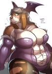  armwear belly big_breasts blush bon_bon_(ocaritna) breasts canid canine canis cleavage clothed clothing costume domestic_dog female legwear mammal nipple_outline ocaritna overweight overweight_female thick_thighs wide_hips 