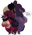  amber_abbadon_lang amourae anus big_breasts big_butt breasts butt canid canine dickgirl female fox hellhound hi_res hyper hyper_anus intersex kobold l00dpanda larger_female mammal mature_female nibbles overweight size_difference succubus 