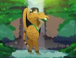  breasts cheetah commoddity felid feline hi_res mammal muscular waterfall wings xilimyth 