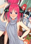  5-toubun_no_hanayome headphones itame_moyashi nakano_ichika nakano_itsuki nakano_miku nakano_nino nakano_yotsuba 