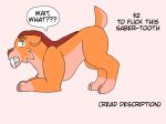  absurd_res blazethyeasterndrago blue_sky_studios dialogue hi_res ice_age_(series) male raised_tail soto_(ice_age) 