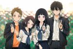  chitanda_eru fukube_satoshi hyouka ibara_mayaka mery oreki_houtarou seifuku 