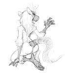  2019 butt female guoh ink-eyes kneeling magic_the_gathering mammal mask rat rodent sketch solo 