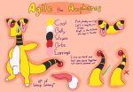  agile_(notwhatweexpected) ampharos animal_genitalia balls ear_piercing ear_ring fully_sheathed looking_at_viewer male model_sheet nintendo notwhatweexpected penis piercing pok&eacute;mon pok&eacute;mon_(species) sheath solo stripes tapering_penis video_games white_belly 