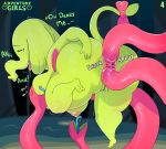  absurd_res adventure_time anthro anus areola big_breasts big_butt big_ears bow_tie breast_suck breasts butt cartoon_network dialogue elephant elephantid english_text female female_focus feral floppy_ears green_skin hi_res mammal motion_lines nipples no_sclera orange_nipples pink_anus proboscidean pussy pussy_juice rear_view reptile scalie short_stack snake somescrub sucking suspension sweat tentacles text tongue tongue_out tree_trunks wet wide_hips 