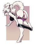  anal anal_masturbation anal_penetration anthro anus big_breasts blush breasts butt canid canine canis clothed clothing female hi_res lavenderpandy mammal masturbation panties panties_down pants_down partially_clothed penetration pussy pussy_juice sex_toy solo standing tongue tongue_out toying_self underwear vaginal vaginal_masturbation vaginal_penetration vibrator wolf 
