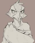  2019 ambiguous_gender anthro avian beak bird dacad sketch solo 