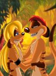  anyango bedroom_eyes disney dup fan_character female half-closed_eyes herpestid jungle love male male/female mammal meerkat mongoose romantic seductive the_lion_king timon 