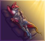  absurd_res anthro cass cuddling digital_media_(artwork) drawing duo happy hi_res light nibbles sun 