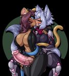  &lt;3 animal_genitalia animal_humanoid animal_penis big_breasts big_penis blush breasts canid canid_humanoid canine canine_humanoid cat_humanoid clothed clothing curvaceous dickgirl dickgirl/female dog_humanoid duo equine_penis erection felid felid_humanoid feline feline_humanoid female hi_res humanoid intersex intersex/female kissing limebreaker mammal nipple_outline penis precum sex standing thigh_sex 