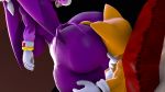  avian big_breasts big_butt bird blueapple breasts butt clothing facesitting female gloves hirundinid male male/female miles_prower nude sonic_(series) sonic_riders swallow_(bird) thick_thighs wave_the_swallow 