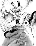  anus armpit_hair cigarette clothing footwear fvorte_(character) hairy hi_res jockstrap lagomorph male male/male mammal penis rabbit shoes smile smoke star underwear yagib 