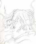  dragon female feral hi_res ihlla scalie shiverfox sketch tentacle_dragon tentacles 