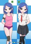  2girl blue_hair school sports stand uniform weryhentai 