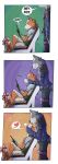  &lt;3 ... absurd_res blush canid canine canis cellphone duo fox fox_mccloud hi_res kissing male male/male mammal nintendo phone sitting skaifox star_fox surprise_kiss video_games wolf wolf_o&#039;donnell 
